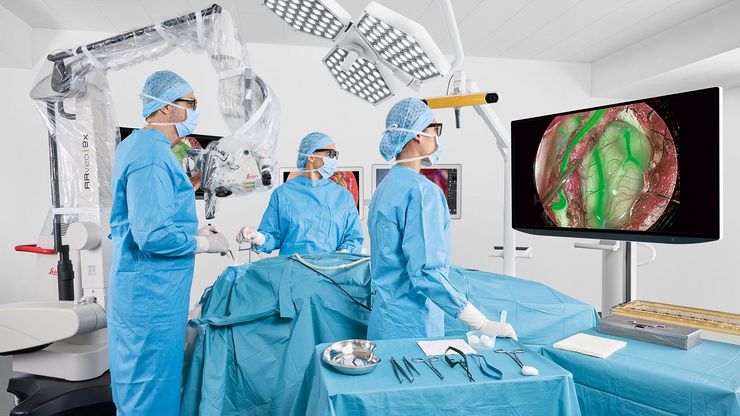 ARveo 8x offers 3D advanced visualization for exoscopic surgery